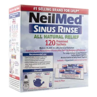 NeilMed Proplach nosu Sinus Rinse, Izotonický, 120 náhradních sáčků