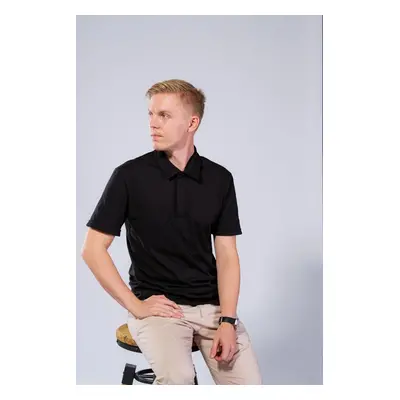 Černá pánská polokošile Golf Polo nanoSPACE by LADA Velikost: L