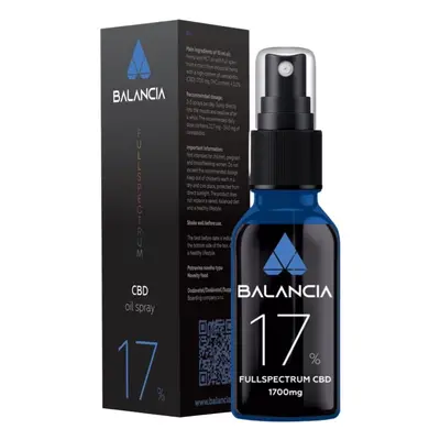 BALANCIA Full Spectrum CBD Olej 17% - sprej