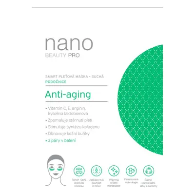 Anti-Aging podoční maska nanoBeauty