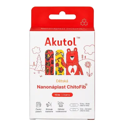 AKUTOL AKUTOL™ Nanonáplast ChitoFib® Dětská