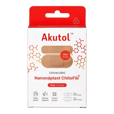 AKUTOL AKUTOL™ Nanonáplast ChitoFib® Univerzální