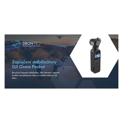 Dárkový poukaz na zapůjčení kamery DJI Osmo Pocket