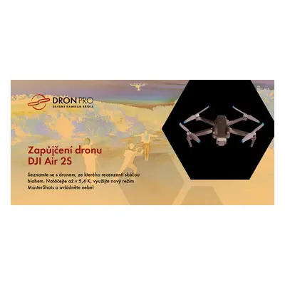 Dárkový poukaz na zapůjčení dronu DJI Air 2S