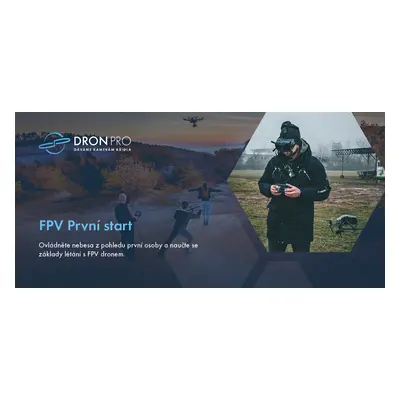 Dárkový poukaz na školení První start s FPV dronem