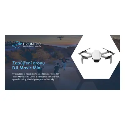 Dárkový poukaz na zapůjčení dronu DJI Mavic Mini