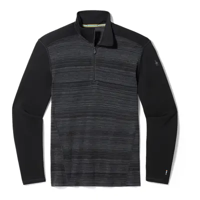 Smartwool CLASSIC THERMAL MERINO BL 1/4 ZIP B black color shift