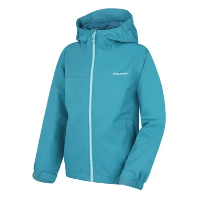 Husky Dětská hardshell bunda Nelory K faded turquoise