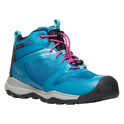 Keen WANDURO MID WP YOUTH fjord blue/fuchsia purple