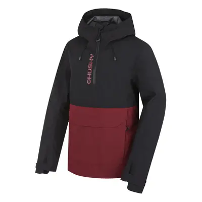 Husky Pánská outdoor bunda Nabbi black/bordo