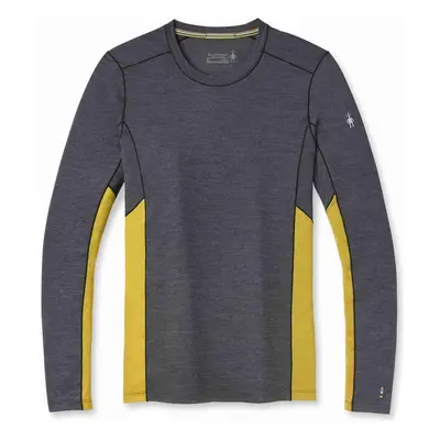 Smartwool MERINO SPORT 150 LONG SLEEVE CREW charcoal heather-golden olive