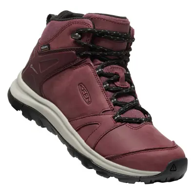 Keen TERRADORA II LEATHER MID WP W wine/black