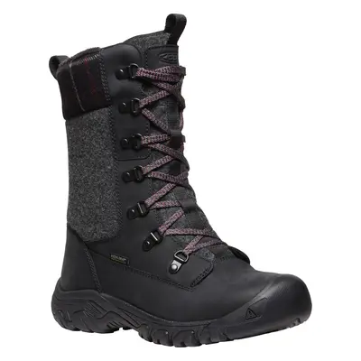 Keen GRETA TALL BOOT WP WOMEN black/black plaid