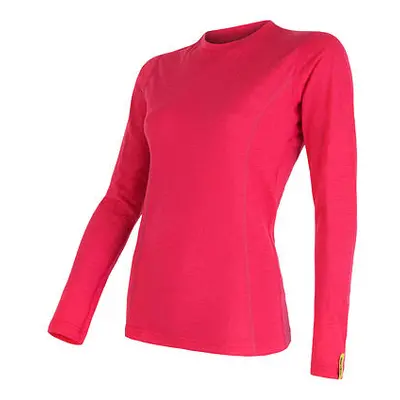 SENSOR MERINO ACTIVE dámské triko dl.rukáv magenta