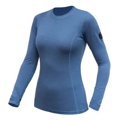 SENSOR MERINO AIR dámské triko dl.rukáv riviera blue