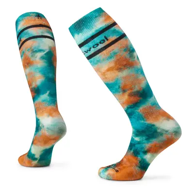 Smartwool W SKI FULL CUSHION TIE DYE PRINT OTC cascade green