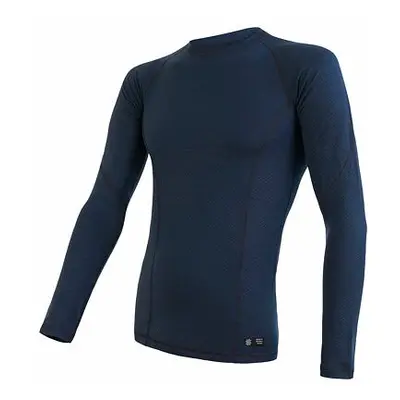 SENSOR MERINO DF pánské triko dl. rukáv deep blue