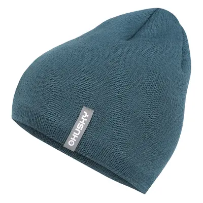 Husky Pánská merino čepice Merhat 3 dark turquoise