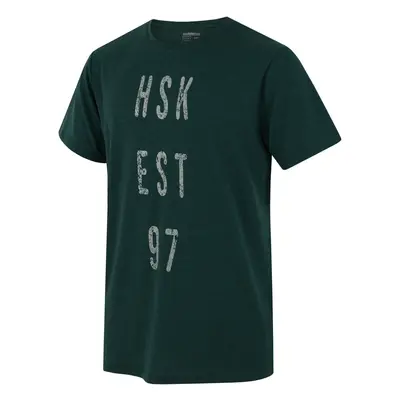 Husky Pánské funkční triko Tingl M dk. green