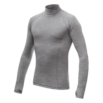 SENSOR MERINO BOLD pánské triko dl.rukáv roll neck cool gray