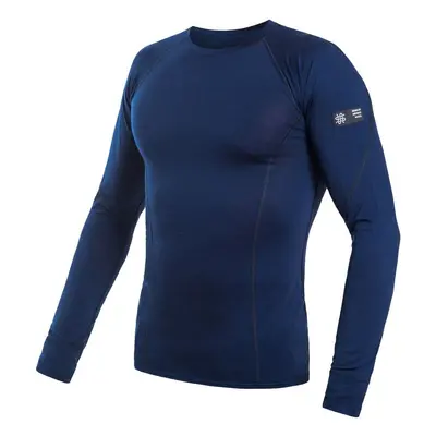 SENSOR MERINO ACTIVE pánské triko dl.rukáv deep blue