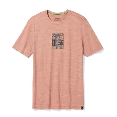 Smartwool MOUNTAIN BREEZE GRAPHIC SS TEE SLIM FIT copper heather