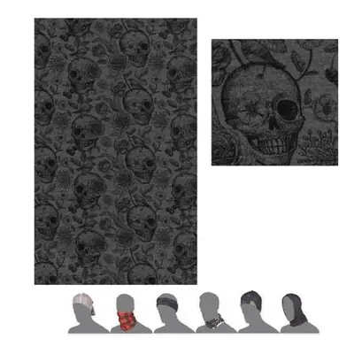 SENSOR TUBE MERINO IMPRESS šátek multifunkční černá/skulls Pohlaví: Muži