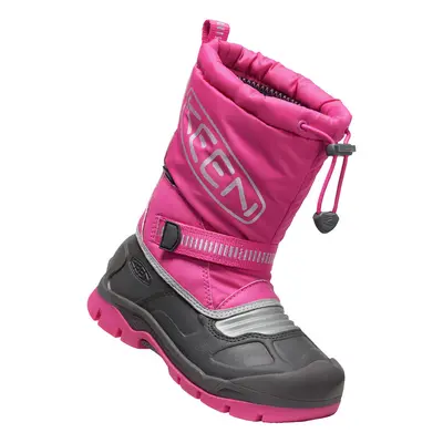 Keen SNOW TROLL WP CHILDREN fuchsia purple/silver