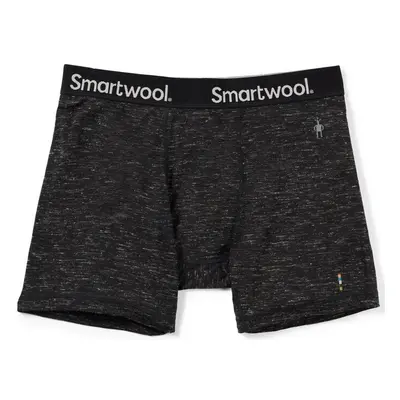 Smartwool M MERINO HEMP BLEND BOXER BRIEF BOXED black heather