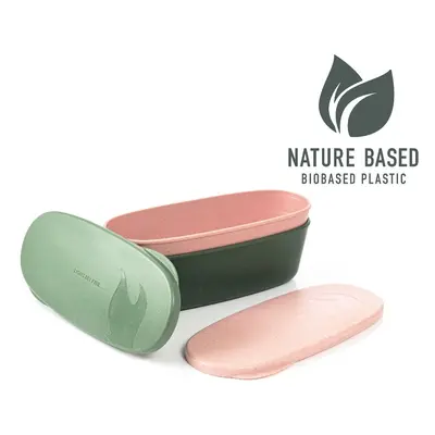 Light My Fire SnapBox oval BIO 2-pack sandygreen/dustypink