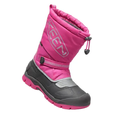 Keen SNOW TROLL WP YOUTH fuchsia purple/silver