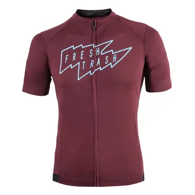 Fresh Trash Men´s Lite Merino Jersey merlot red