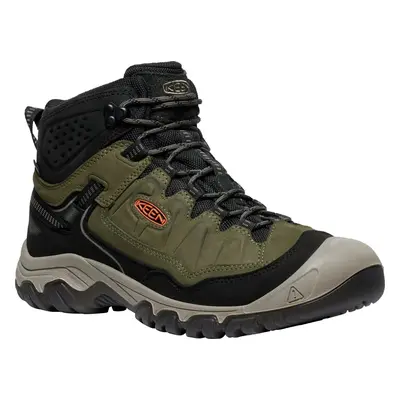 Keen TARGHEE IV MID WP MEN dark olive/gold flame