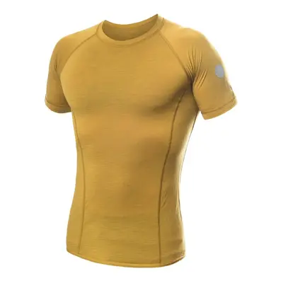 SENSOR MERINO AIR pánské triko kr.rukáv mustard