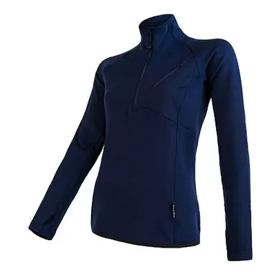 SENSOR TECNOSTRETCH dámská mikina kr.zip deep blue