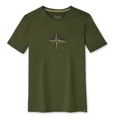 Smartwool M Merino Sport 150 Mountain Journey Graphic Tee moss green heather