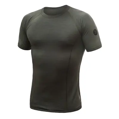 SENSOR MERINO AIR pánské triko kr.rukáv olive green 23200005-01