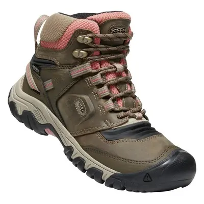 Keen RIDGE FLEX MID WP WOMEN timberwolf/brick dust