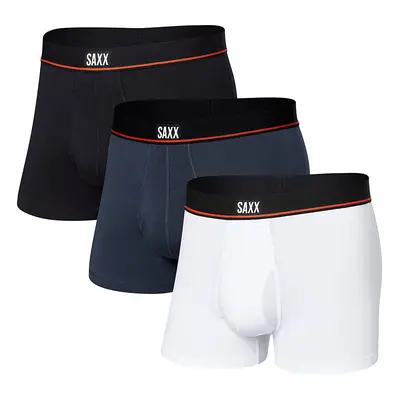 Saxx NONSTOP STR CTN TRUNK 3PK black/deep navy/white