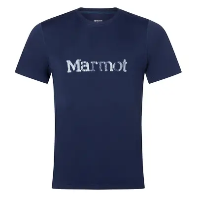 Marmot Men's Windridge Logo Short-Sleeve T-Shirt - arctic navy