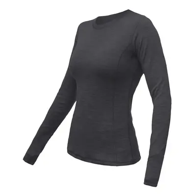 SENSOR MERINO BOLD dámské triko dl.rukáv anthracite gray