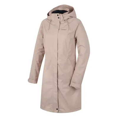 Husky Dámský hardshell kabát Nut beige