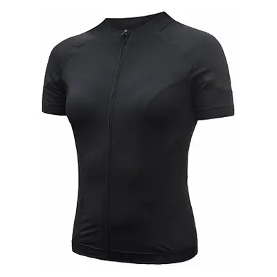 SENSOR COOLMAX RACE dámský dres celozip kr.rukáv true black