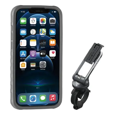 TOPEAK obal RIDECASE pro iPhone 12 Pro Max černá/šedá