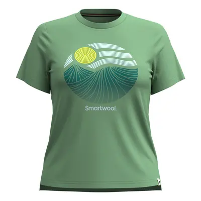 Smartwool W HORIZON VIEW GRAPHIC SHORT SLEEVE honey dew