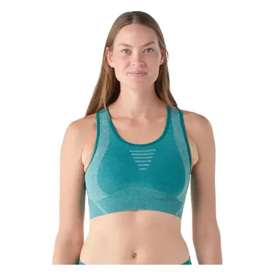 Smartwool W INTRAKNIT RACERBACK BRA emerald green heather