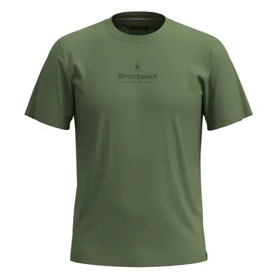 Smartwool LOGO GRAPHIC SHORT SLEEVE TEE SLIM FIT fern green