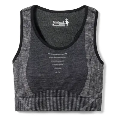 Smartwool W INTRAKNIT RACERBACK BRA black heather