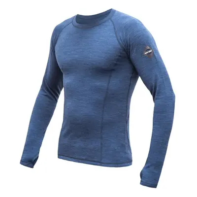 SENSOR MERINO BOLD pánské triko dl.rukáv cool blue