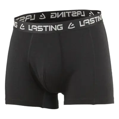 Lasting NOMO 9099 černé vlněné merino boxerky